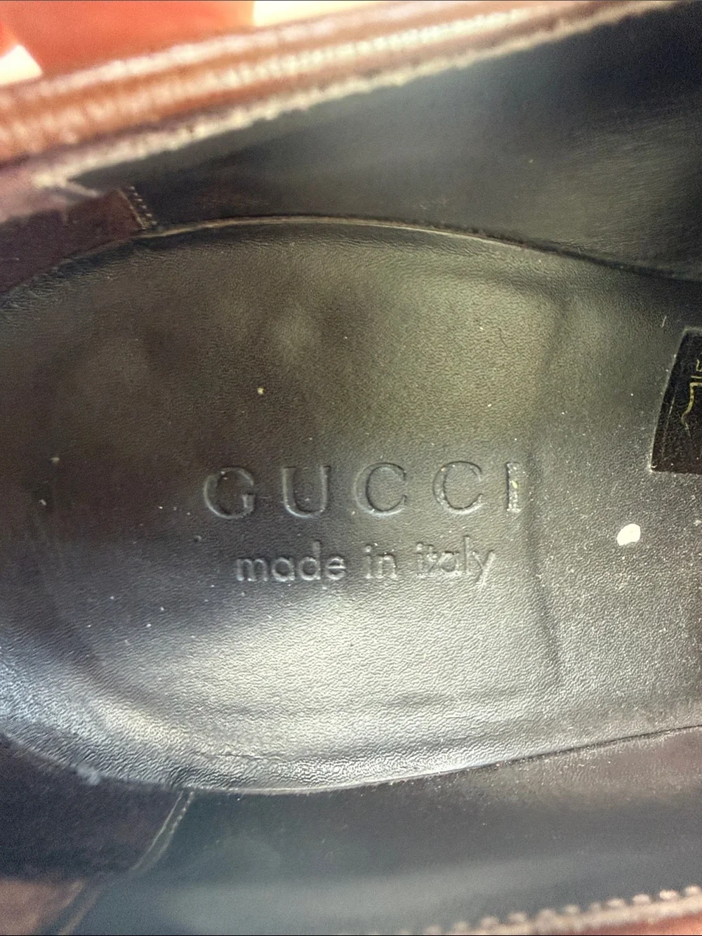 Gucci Brown Leather Horsebit Loafers. Almost new